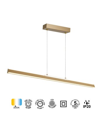 LINEAL * LÁMPARA LED 54W - PINTURA ORO